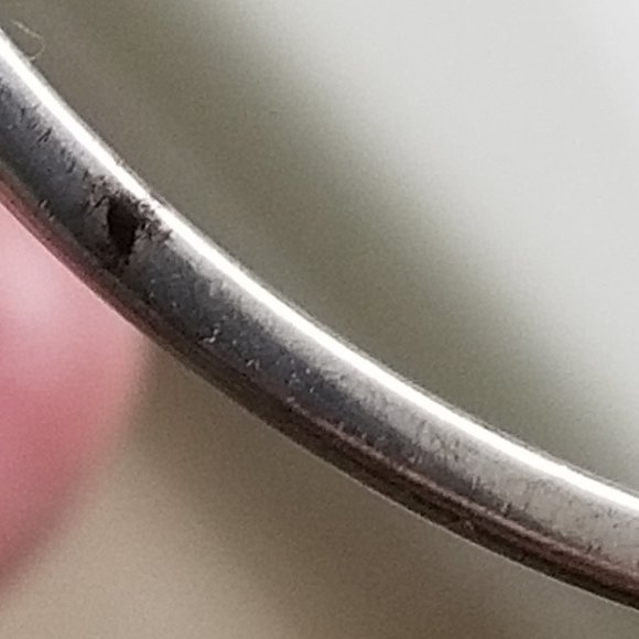 RARE MARKED DESIGNER MAYORS BIRK'S ITALY 925 STERLING XLARGE HOOP ROUND EARRINGS - Picture 7 of 9